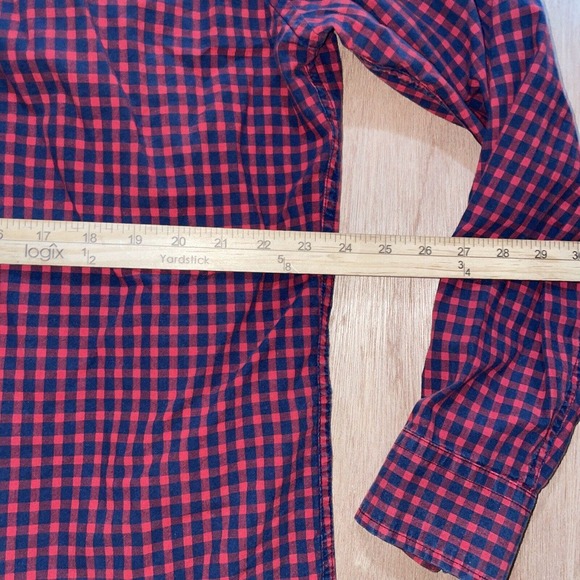 American Eagle‎ Mens Plaid Long Sleeve Button Down Shirt XXL CLASSIC FIT - Picture 5 of 5